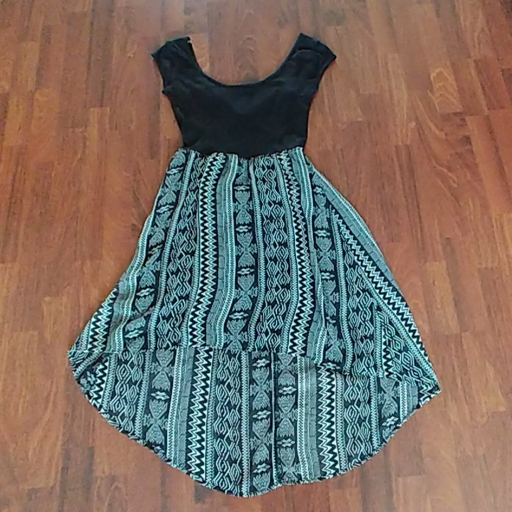 Hi Lo Open Back Dress